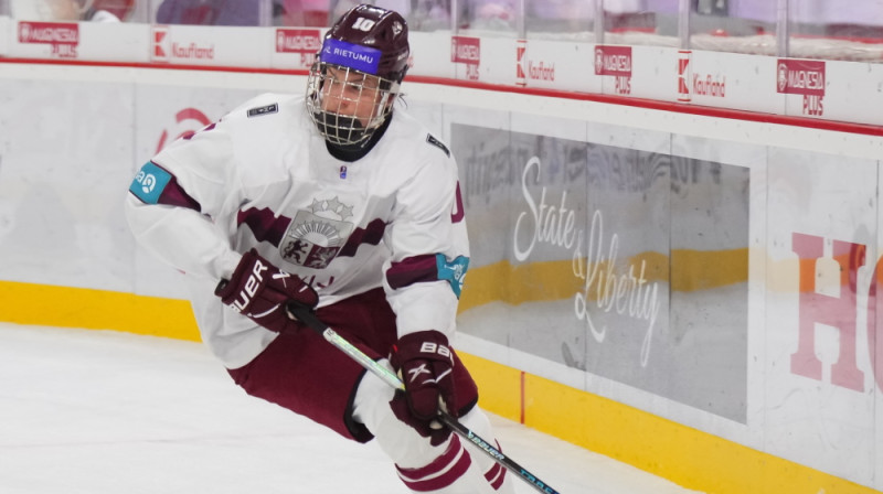 Adrians Kļaviņš. Foto: IIHF