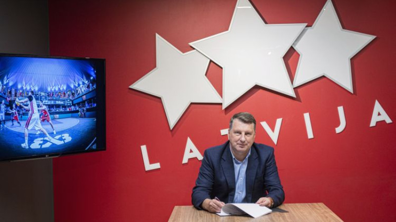 Raimonds Vējonis. Foto: basket.lv