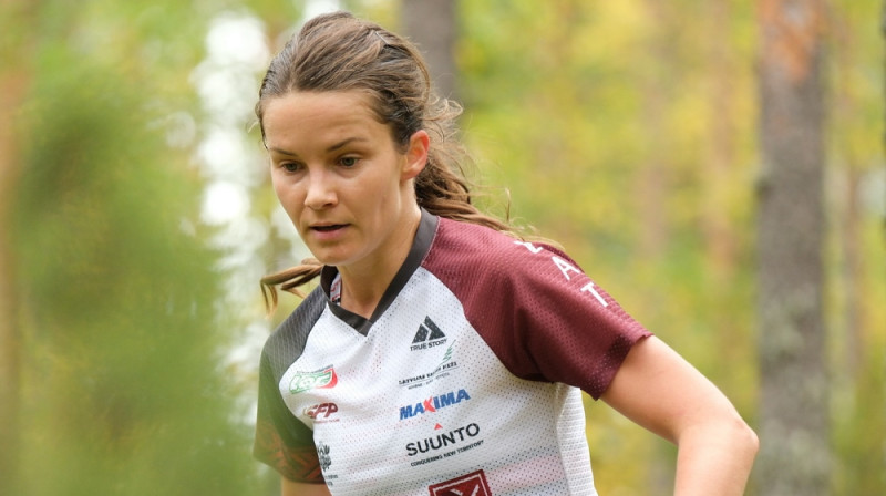 Sandra Grosberga. Foto: Latvijas Orientēšanās Federācija