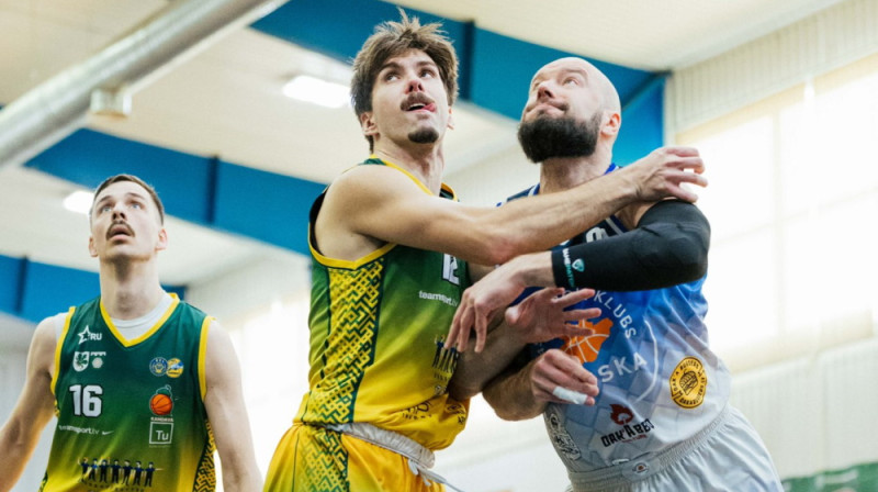 Dāvis Skreivers cīņā ar Jāni Vilcānu. Foto: LBS