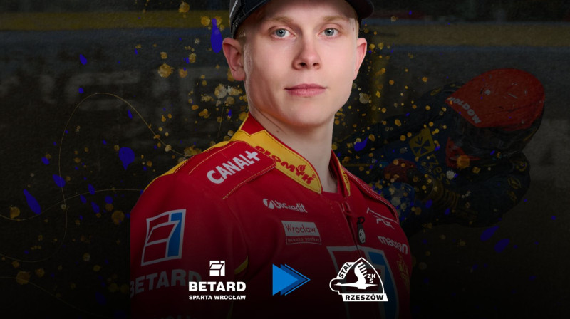 Francis Gusts - vēl "Betard Sparta" formā, bet jau sveikts kā jaunais Žešuvas "Stal" braucējs.