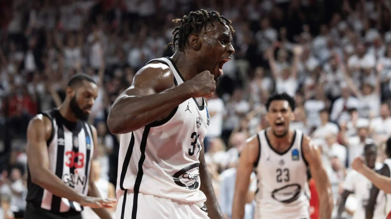 Burganbresas komandas angoliešu vilcējspēks Kevins Kokila. Foto: ULEB EuroCup