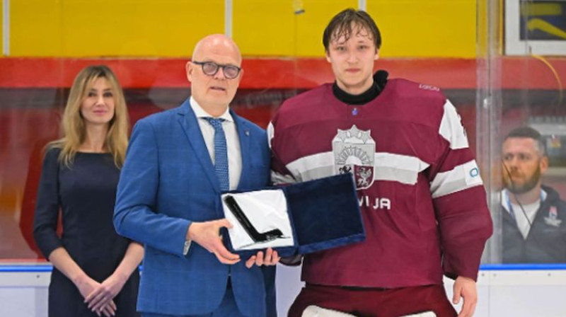 Patriks Plūmiņš. Foto: IIHF