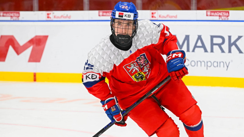 Davids Huks. Foto: IIHF