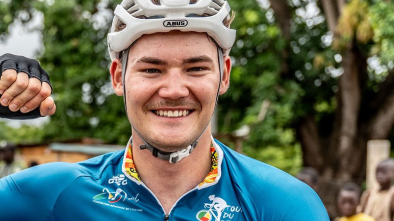Kristiāns Belohvoščiks. Foto: Bike Aid komandas arhīvs