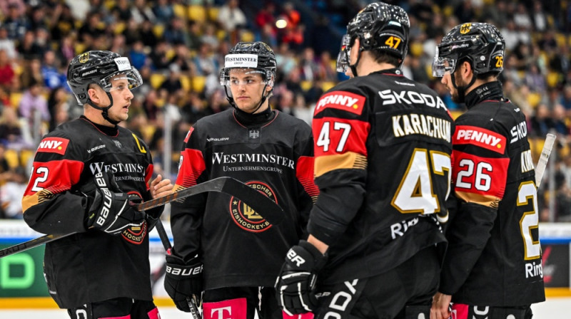 Vācijas hokejisti. Foto: IMAGO/Scanpix