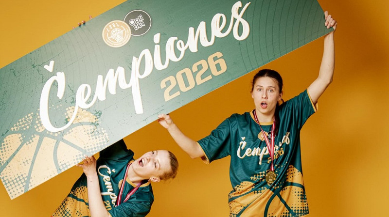 Vanesa Jasa un Tīna Grausa 2026. gada 29. aprīlī. Foto: Renārs Koris