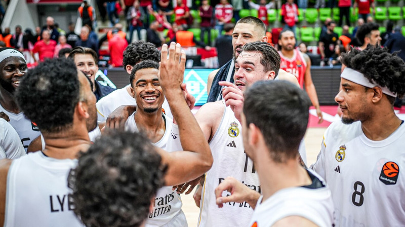 Madrides "Real" basketbolisti. Foto: Real Madrid Baloncesto