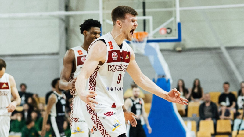 "Ventspils" kluba lietuviešu uzbrucējs Armands Urķis. Foto: Mārtiņš Goldbergs