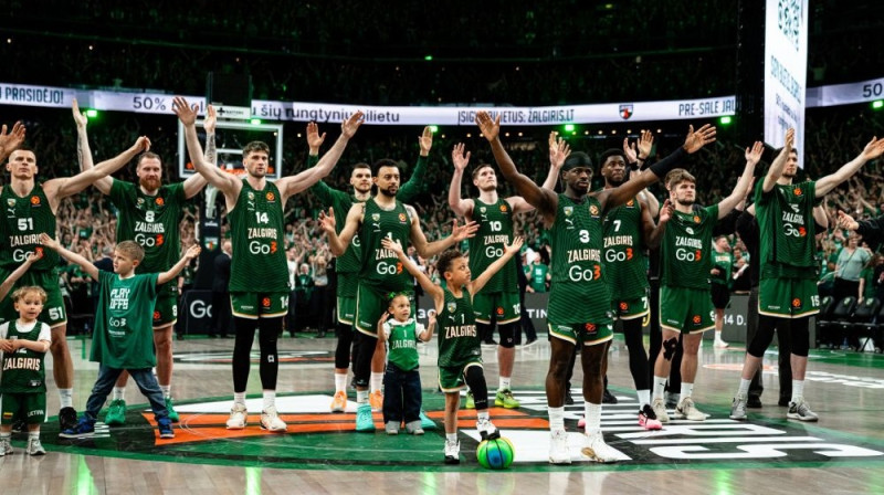 Kauņas "Žalgira" basketbolisti Foto: Žalgiris Kaunas﻿/Facebook
