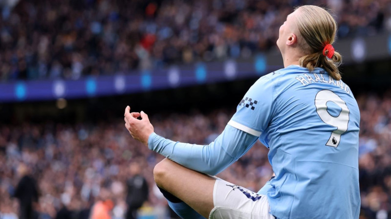 Ērlings Holanns. Foto: Premier League