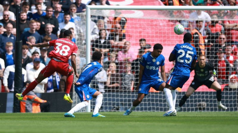 Rajana Gravenberha vārtu guvums. foto: Premier League