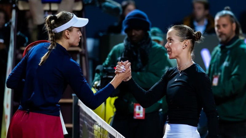 Jeļena Ribakina un Elina Svitoļina. Foto: Jimmie48 / WTA