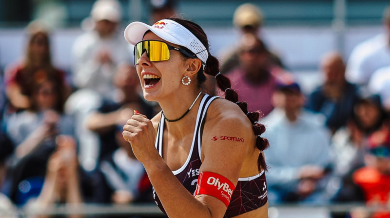 Anastasija Samoilova. Foto: Beachvolleylv