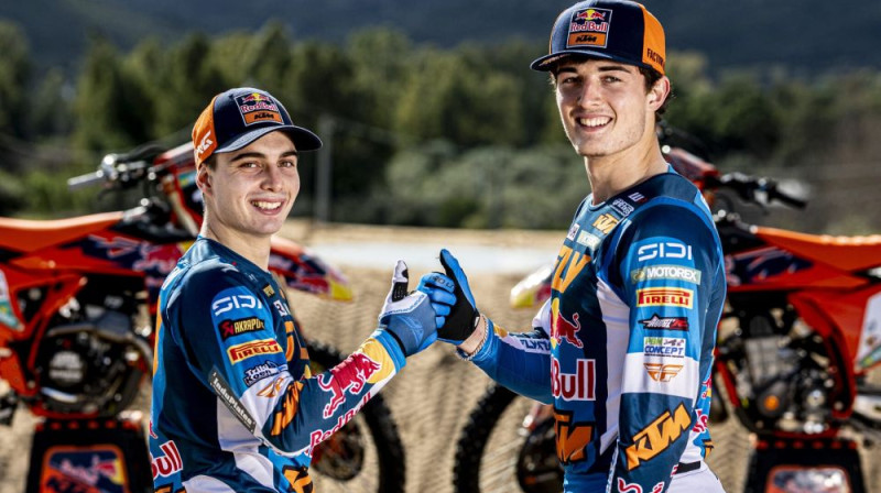 Brāļi Kūneni. Foto: Red Bull KTM
