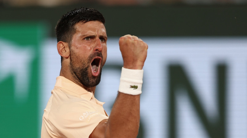 Novaks Džokovičs. Foto: Roland-Garros
