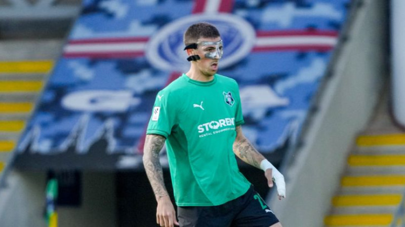 Deniss Meļņiks. Foto: Kristians Putniņš/FK Auda