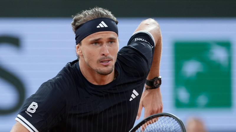 Aleksandrs Zverevs. Foto: Roland-Garros