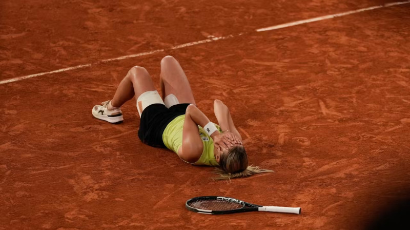 Maja Hvaliņska. Foto: Nicolas Gouhier / FFT / rolandgarros.com