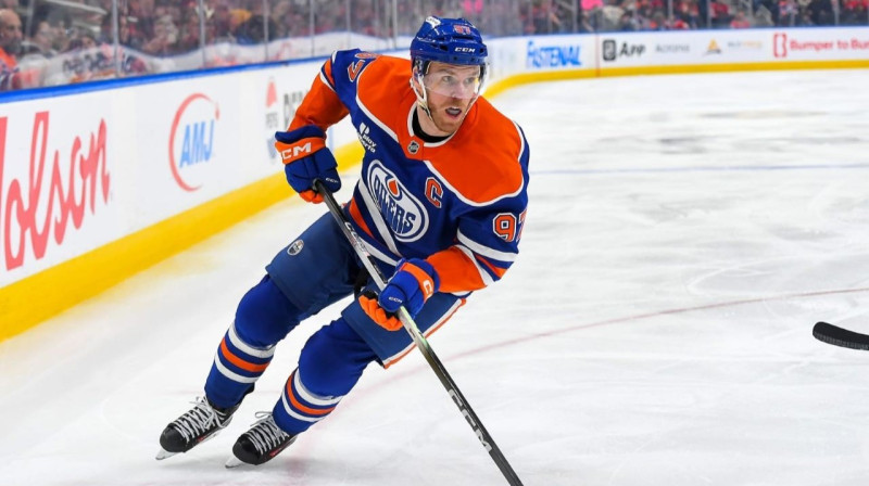 Konors Makdeivids. Foto: Edmonton Oilers