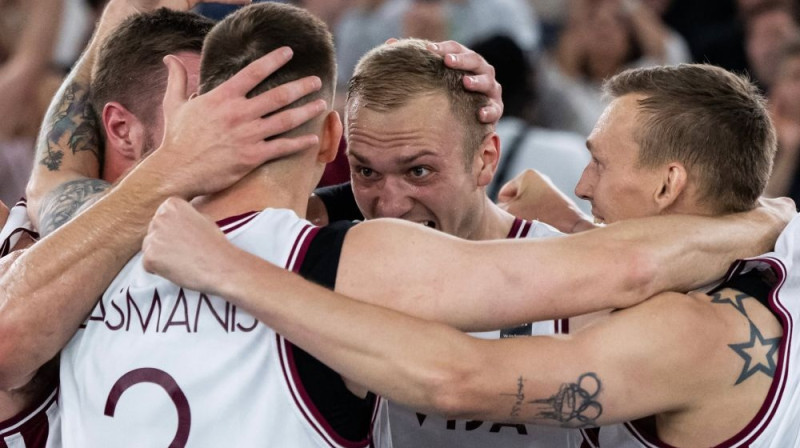 Latvijas 3x3 basketbola izlase Foto: FIBA