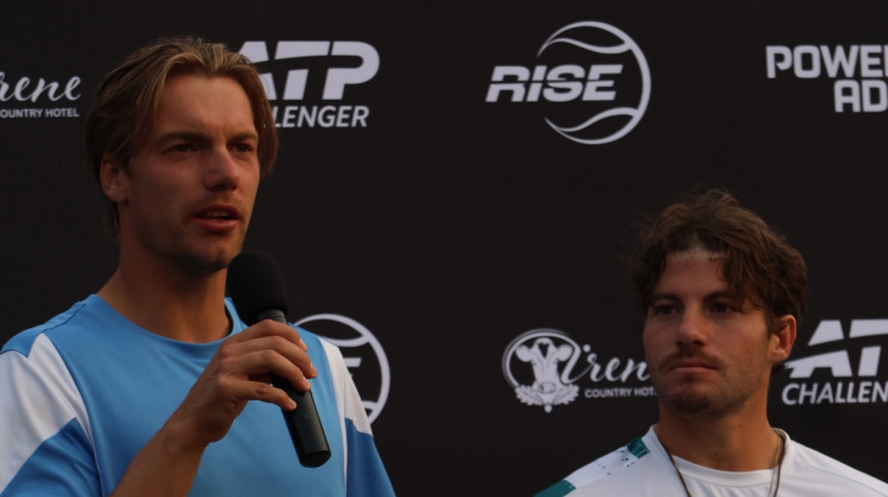 Roberts Štrombahs un Konstantēns Bitūns. Foto: Rise Open