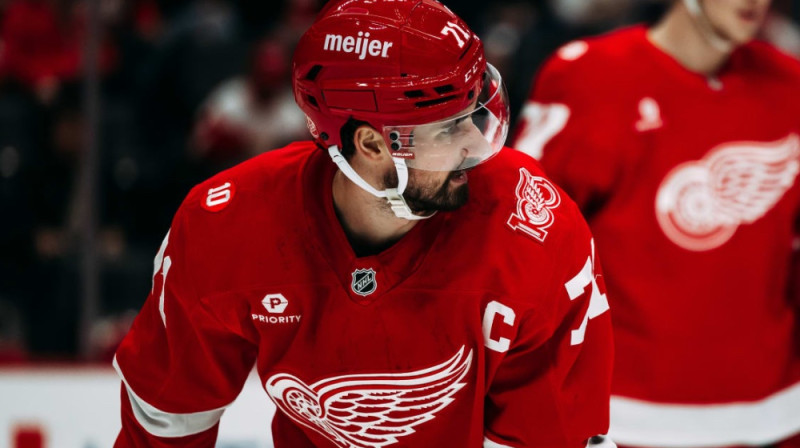 Dilans Larkins. Foto: Detroit Red Wings