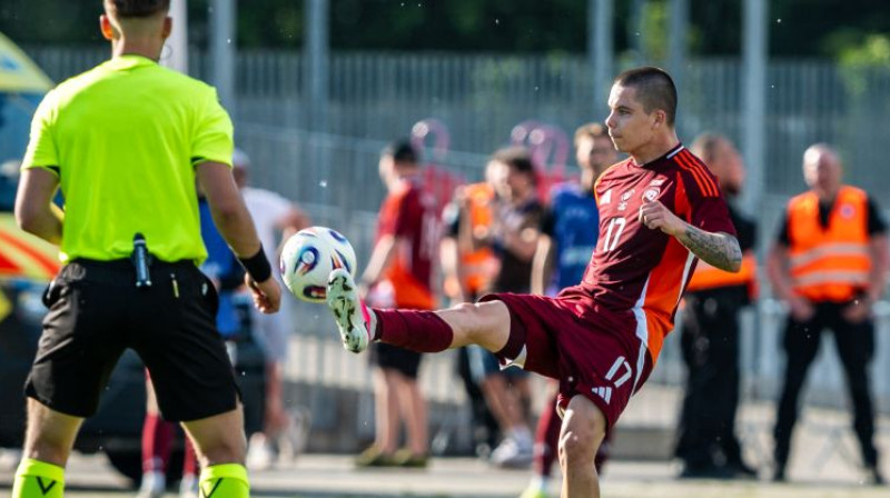 Lūkass Vapne. Foto: LFF