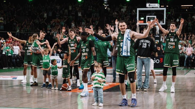 Kauņas "Žalgira" vienība. Foto: BC Žalgiris Kaunas