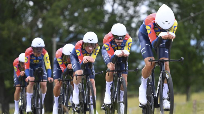 "Lidl-Trek" komanda. Foto: Zumapress.com/Scanpix