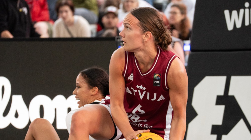 Ketija Vihmane 2026. gada 12. jūnijā Vīnē. Foto: FIBA 3x3