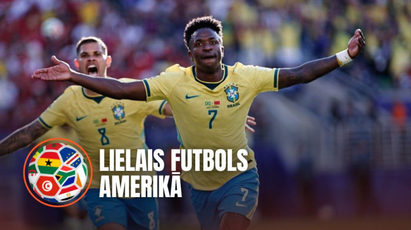 Brazīlijas izlases līderis Vinisiuss Žuniors. Foto. AP. Scanpix