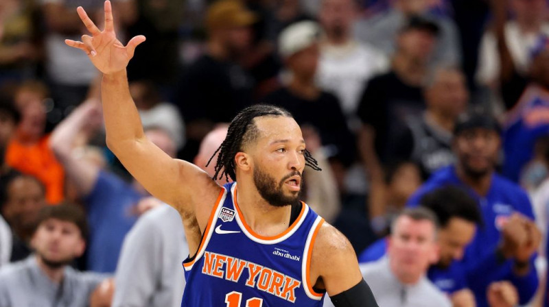 "Knicks" komandas līderis Džeilens Bransons. Foto. AP/Scanpix