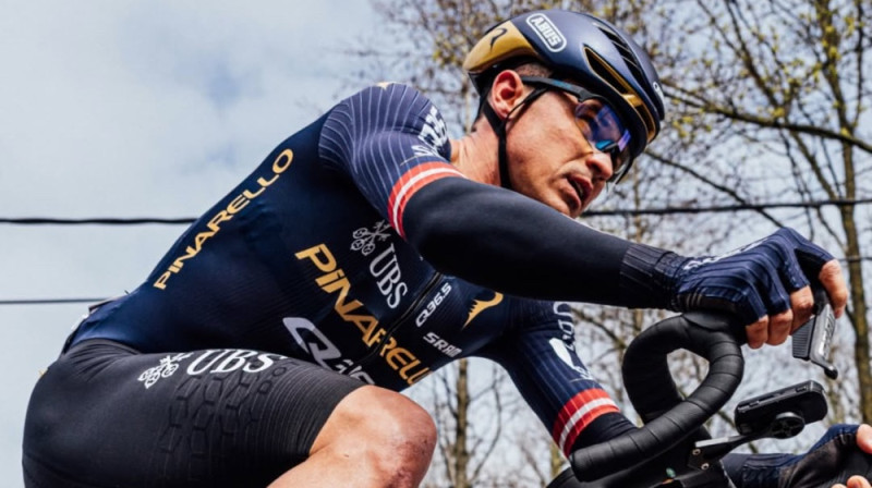 Emīls Liepiņš. Foto: Q36.5 Pro Cycling Team
