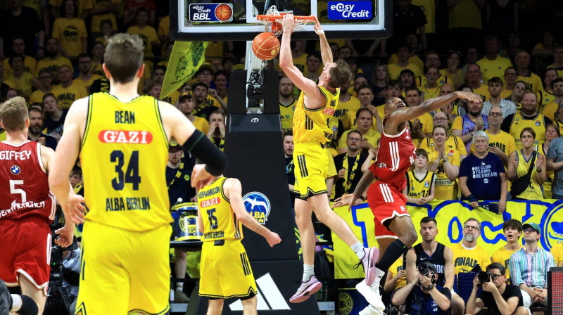 Berlīnes "Alba" pret Minhenes "Bayern" Vācijas Bundeslīgas finālā. Foto: Nordphoto/Scanpix