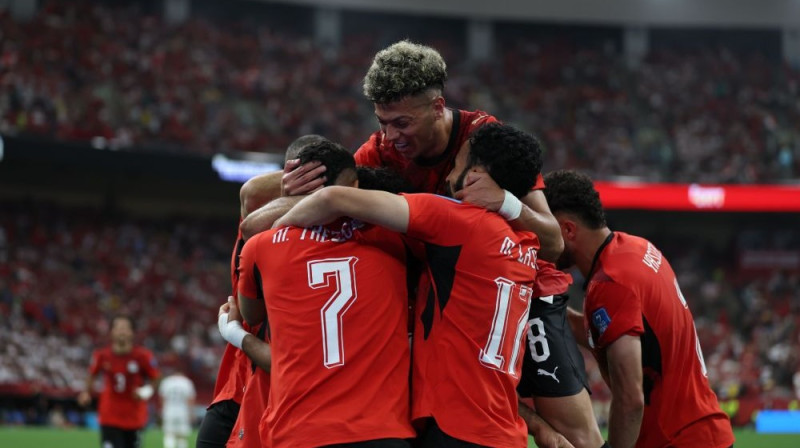 Ēģiptes izlases futbolisti Foto: ZP/Scanpix