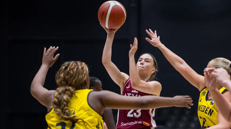 Mila Luzgina 2026. gada 4. jūlijā. Foto: FIBA