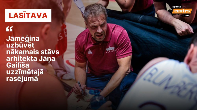 Jānis Gailītis Foto: FIBA/Sportacentrs.com kolāža