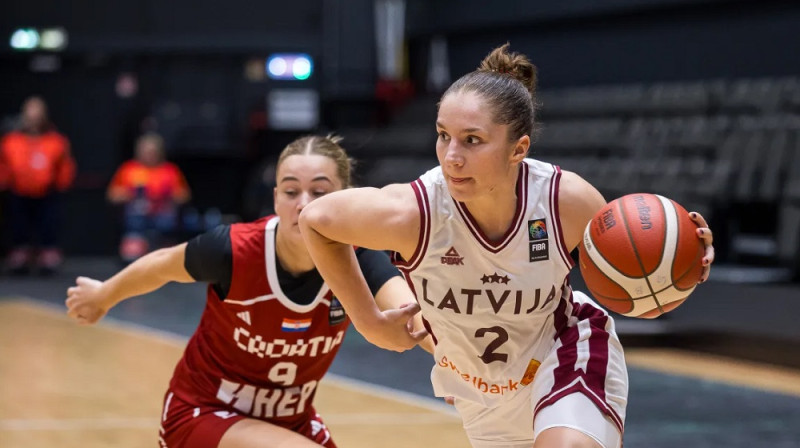 Madara Šmite 2026. gada 8. jūlijā. Foto: FIBA