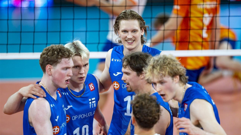 Somijas volejbolisti. Foto: CEV
