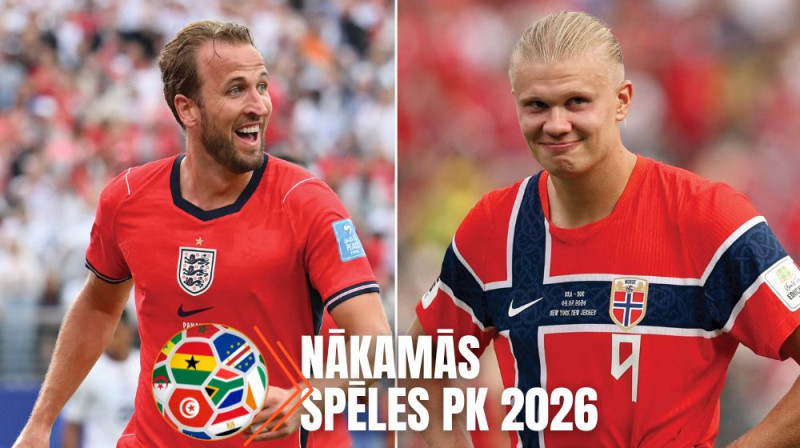 Harijs Keins un Ērlings Holanns. Foto: AFP/Scanpix