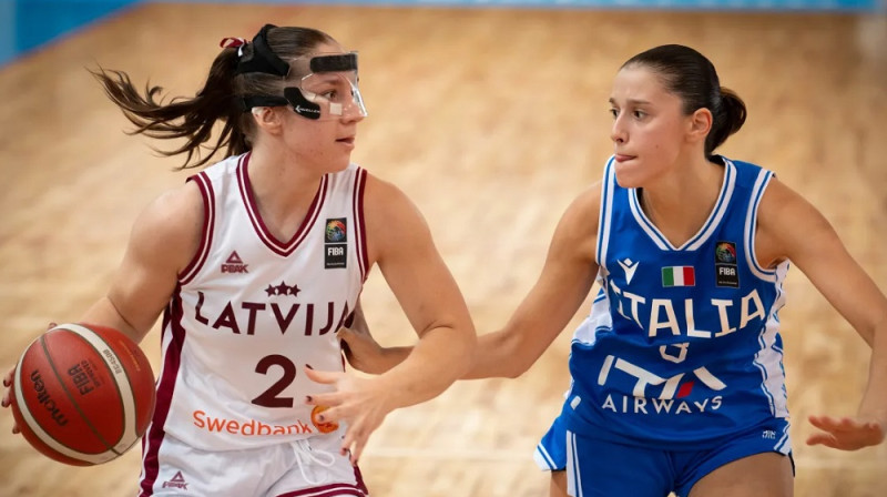 Madara Šmite 2026. gada 10. jūlijā. Foto: FIBA