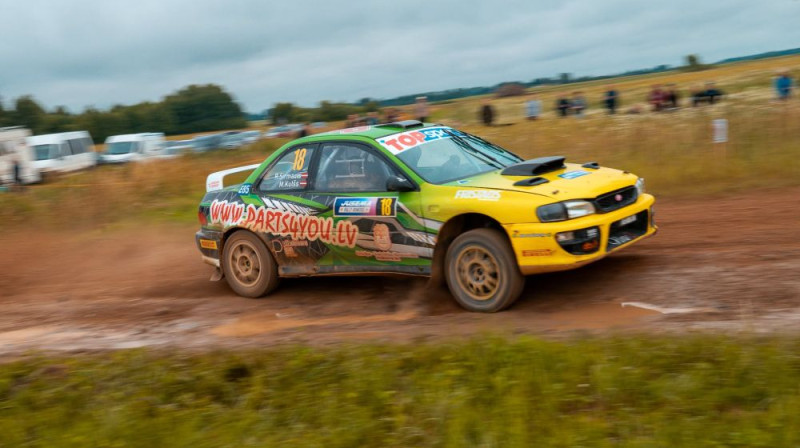 Ralfs Sirmacis/Māris Kulšs. Foto: Jusema Rally Ukmergė