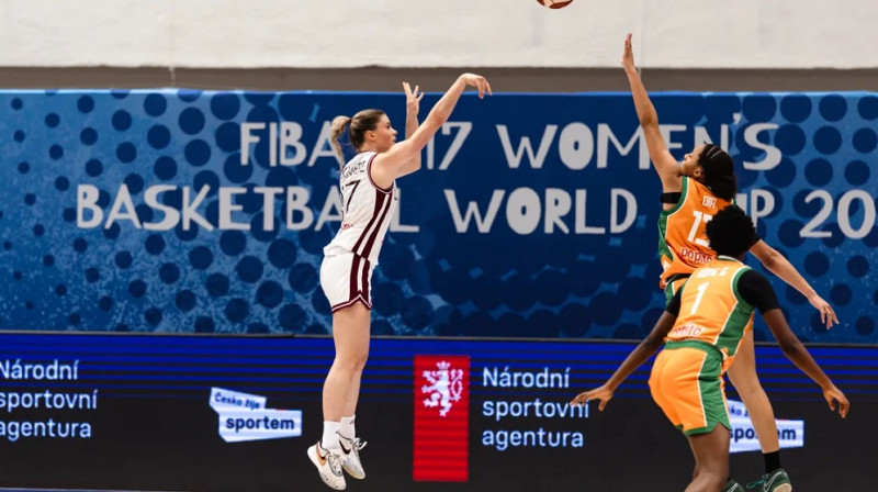 Patrīcija Tikmere 2026. gada 12. jūlijā. Foto: FIBA