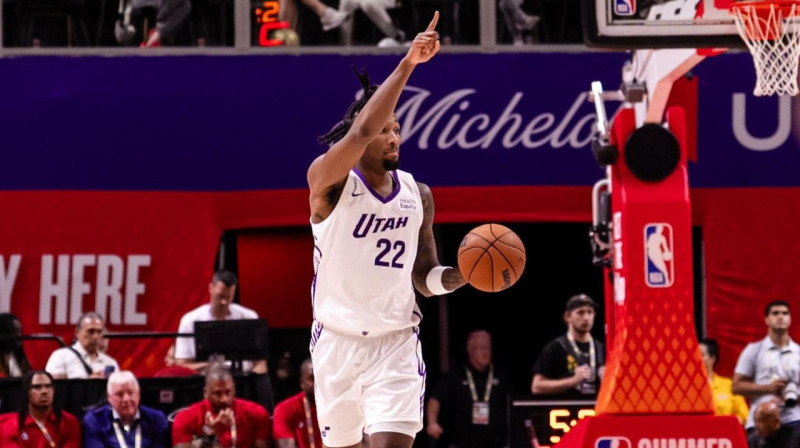 Derins Pītersons. Foto: Utah Jazz