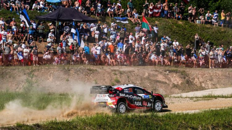 Mārtiņš Sesks un Renārs Francis Igaunijas rallijā. Foto: M-Sport