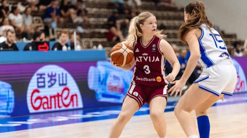 Enija Brokāne 2026. gada 18. jūlijā. Foto: FIBA