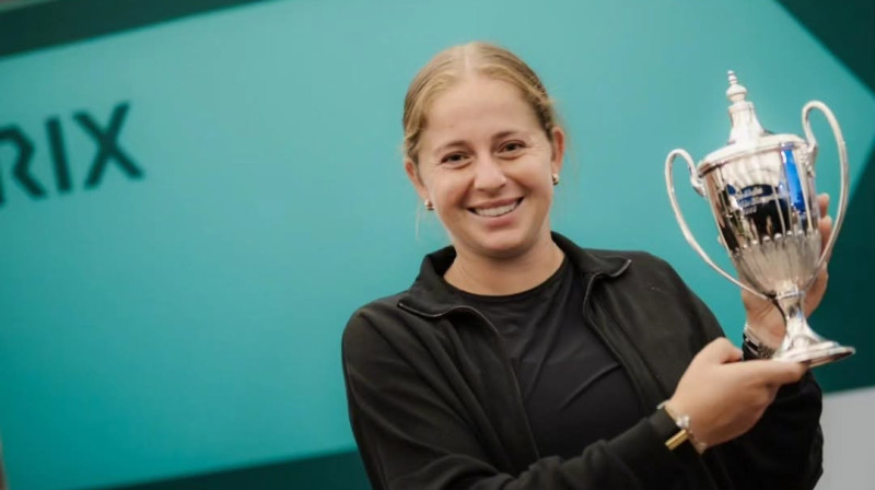 Aļona Ostapenko. Foto: Latvijas Tenisa savienība