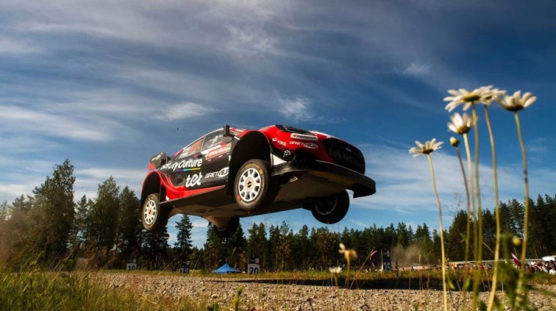 Mārtiņa Seska spēkrats Foto: Martins Sesks Rally/ Facebook