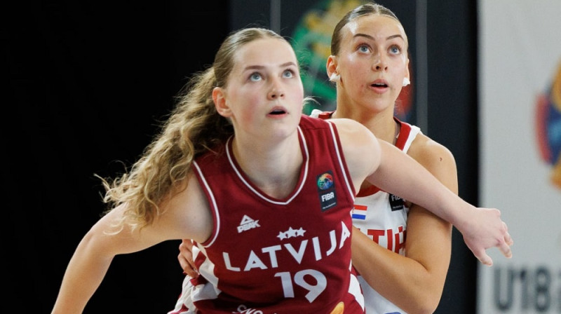 Madlēna Pērse 2026. gada 1. augustā. Foto: FIBA